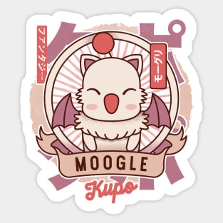 Moogle Retro Sticker